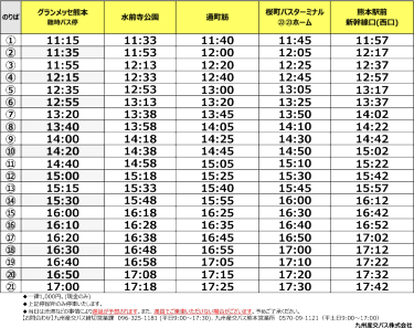 時刻表