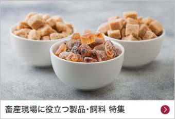 畜産現場に役立つ製品・飼料 特集
